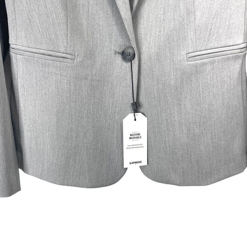 NEW‎ EXPRESS single button blazer jacket Size 6 g… - image 4